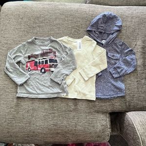 OLD NAVY | Three 4T Long Sleeved Shirts Bundle